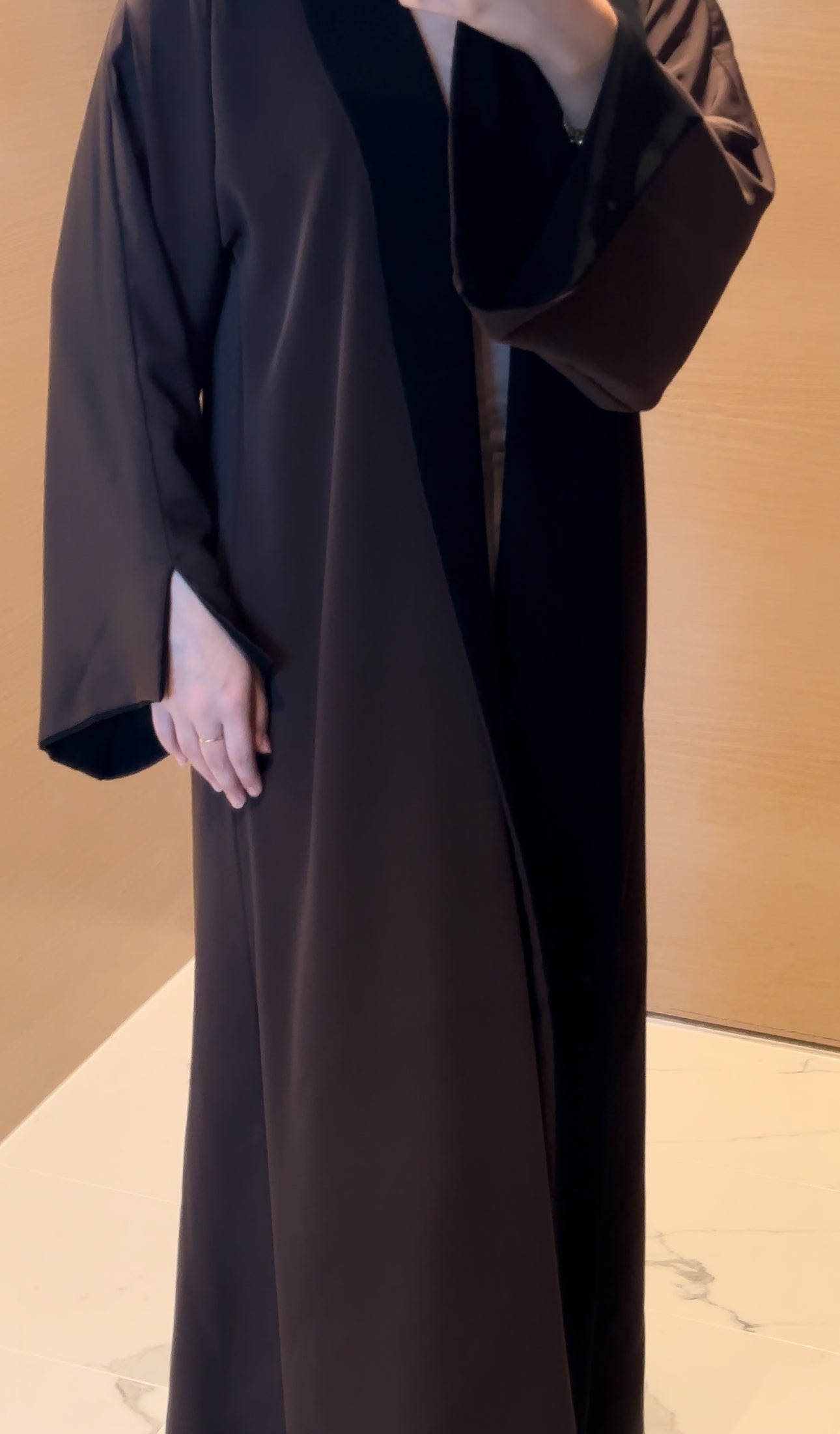 Double wear Abaya
