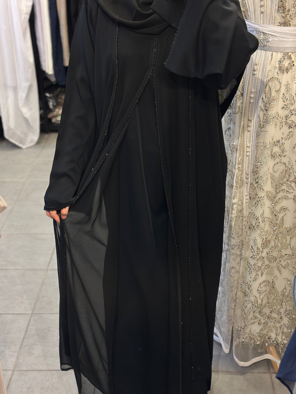 Abaya - Chiffong layers