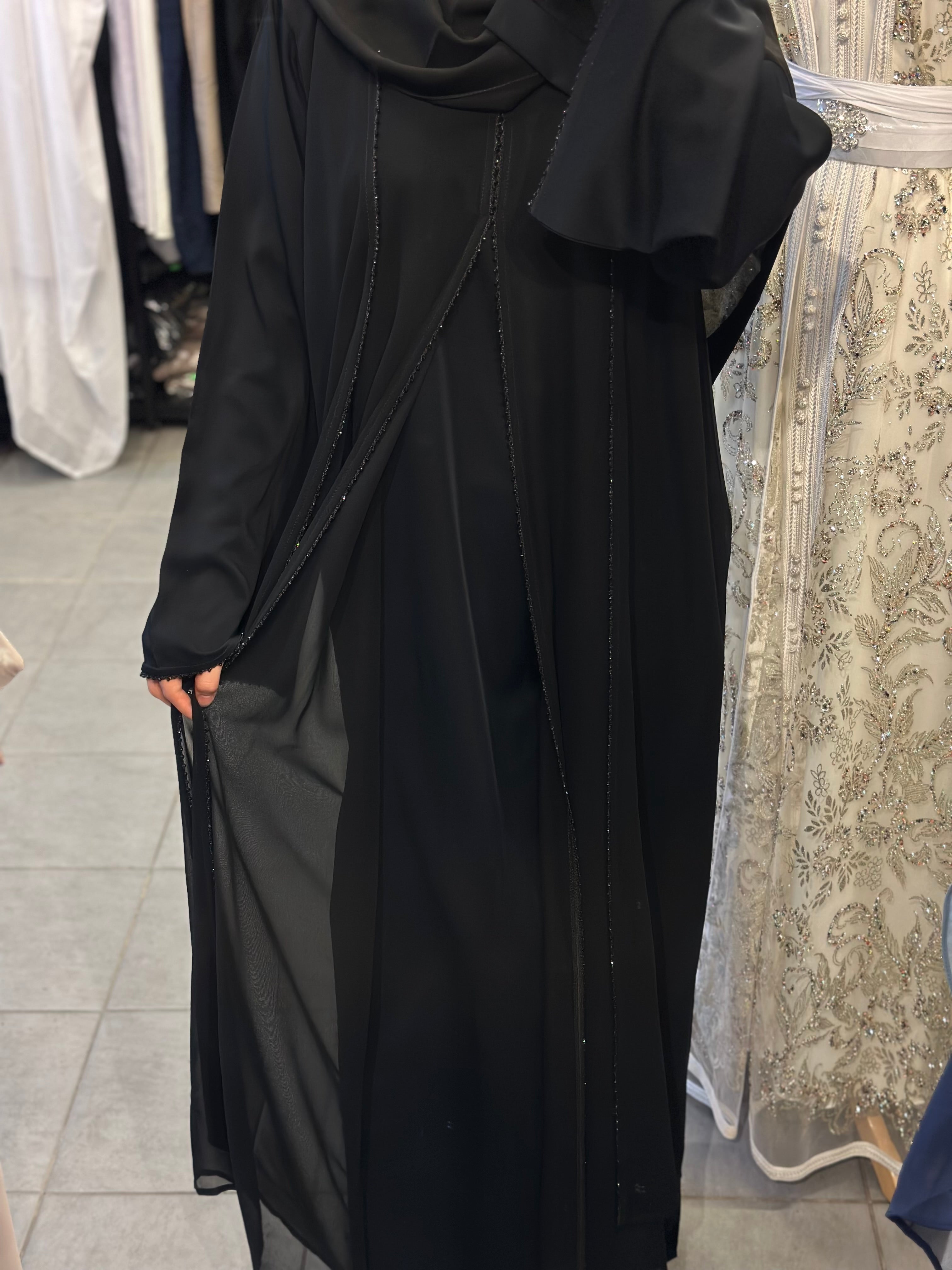 Abaya - Chiffong layers