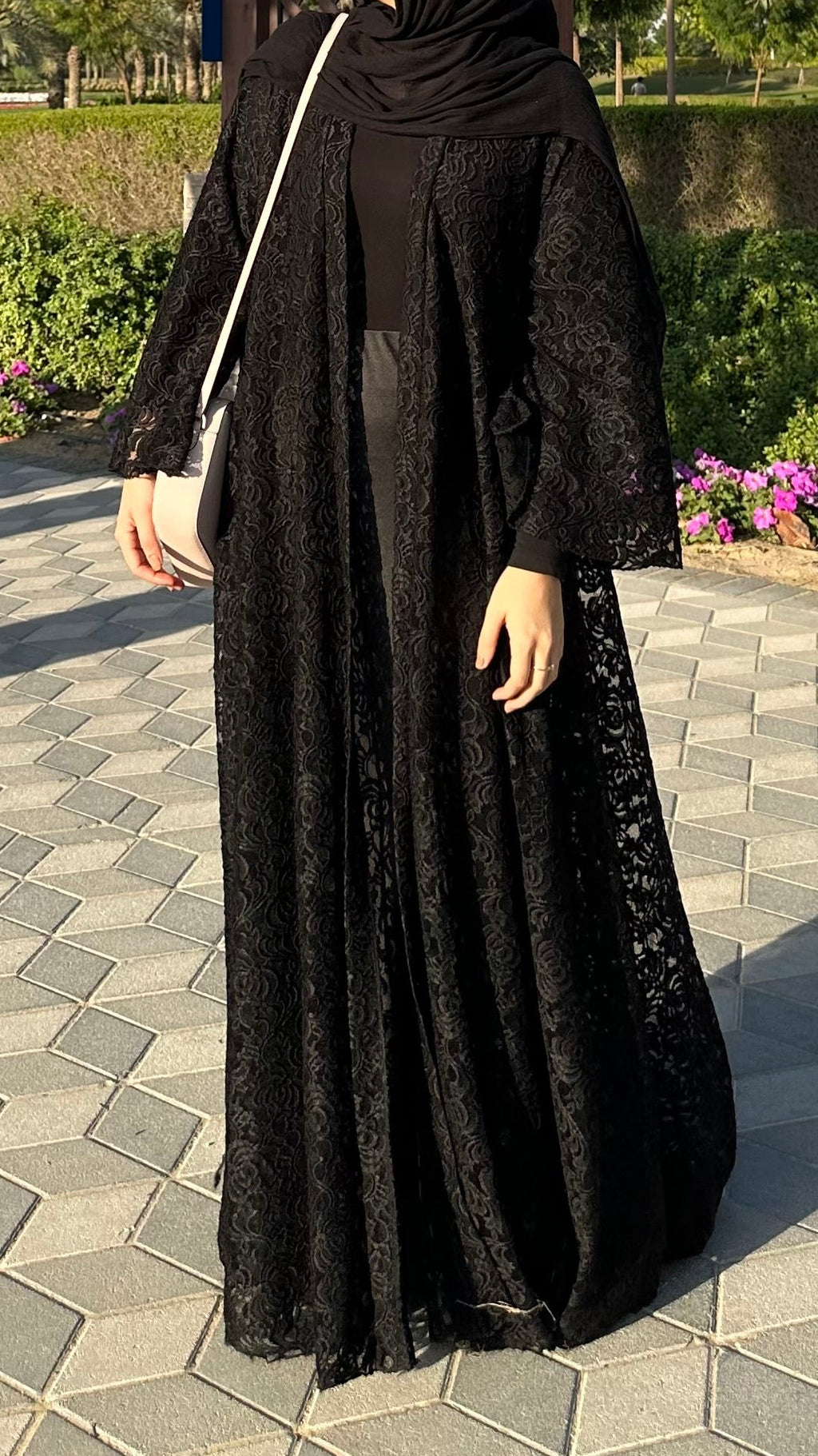Abaya - Dantel plain