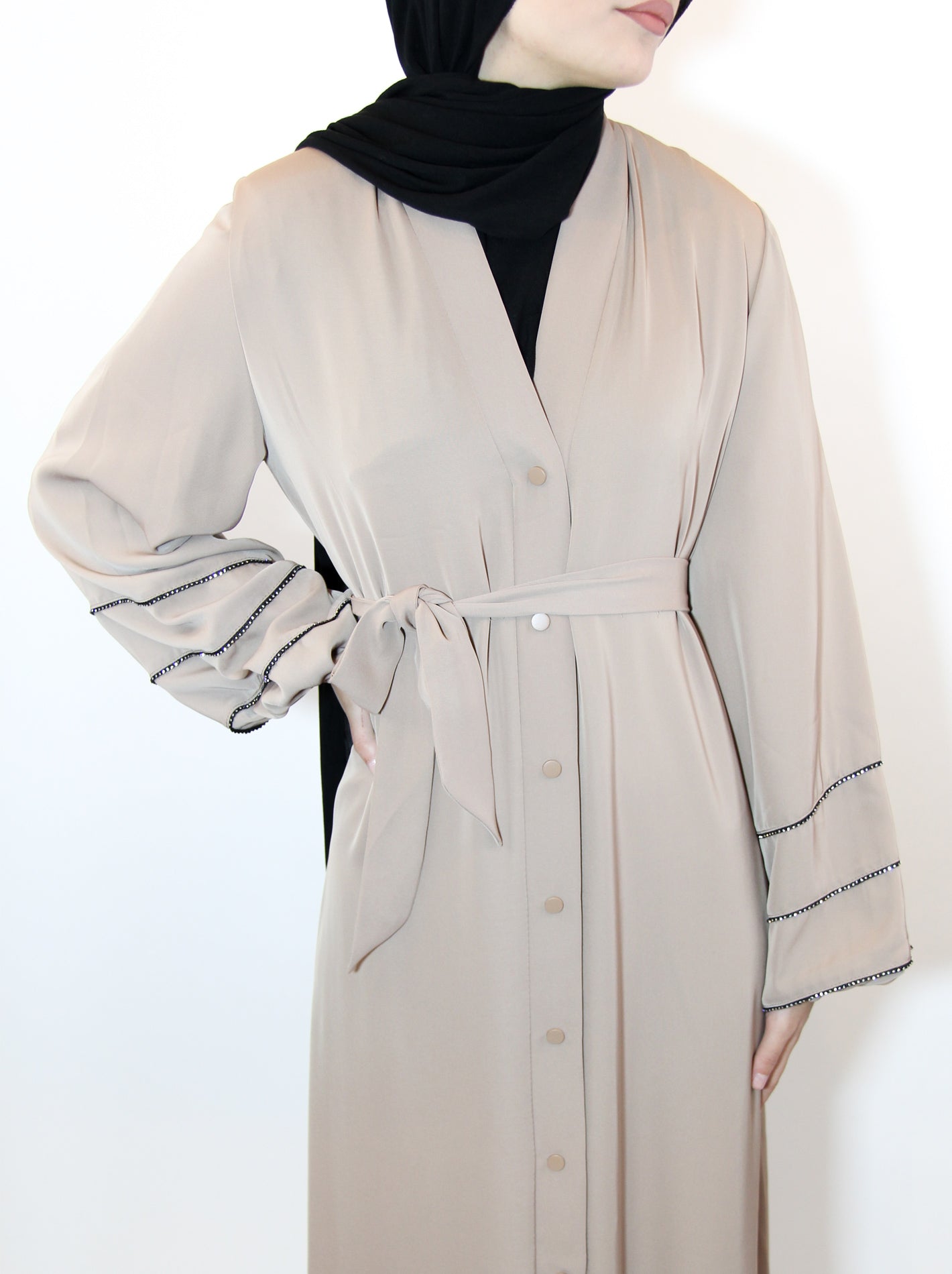 Abaya with pockets