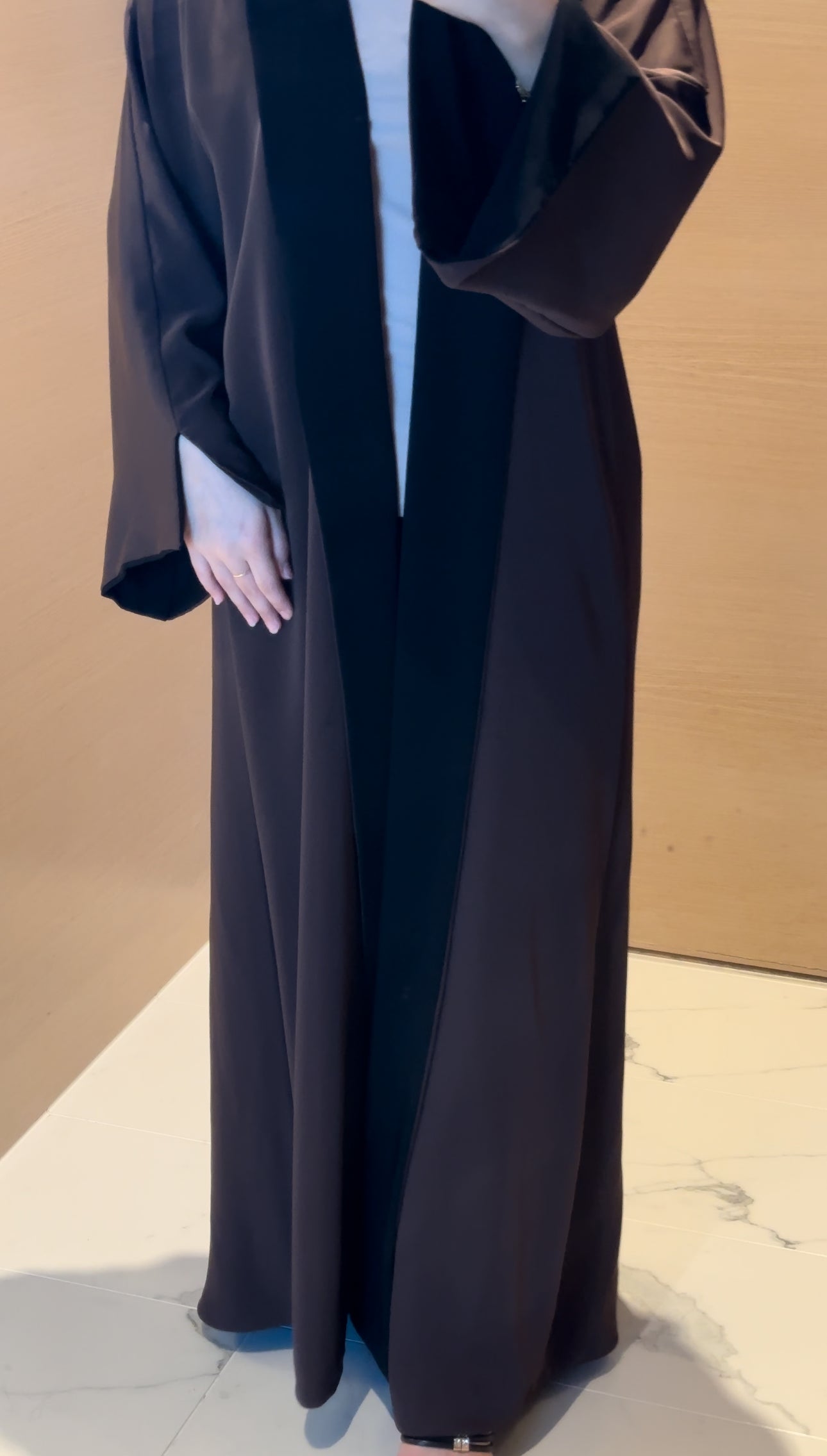 Double wear Abaya