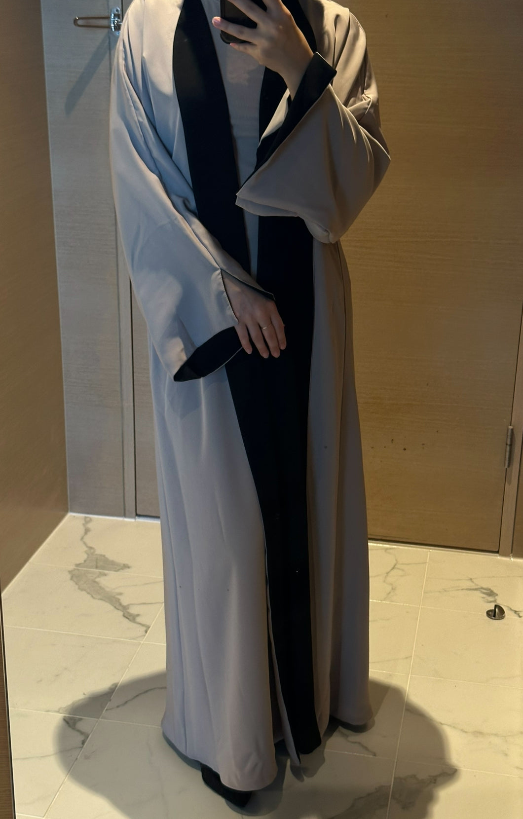 Double wear Abaya