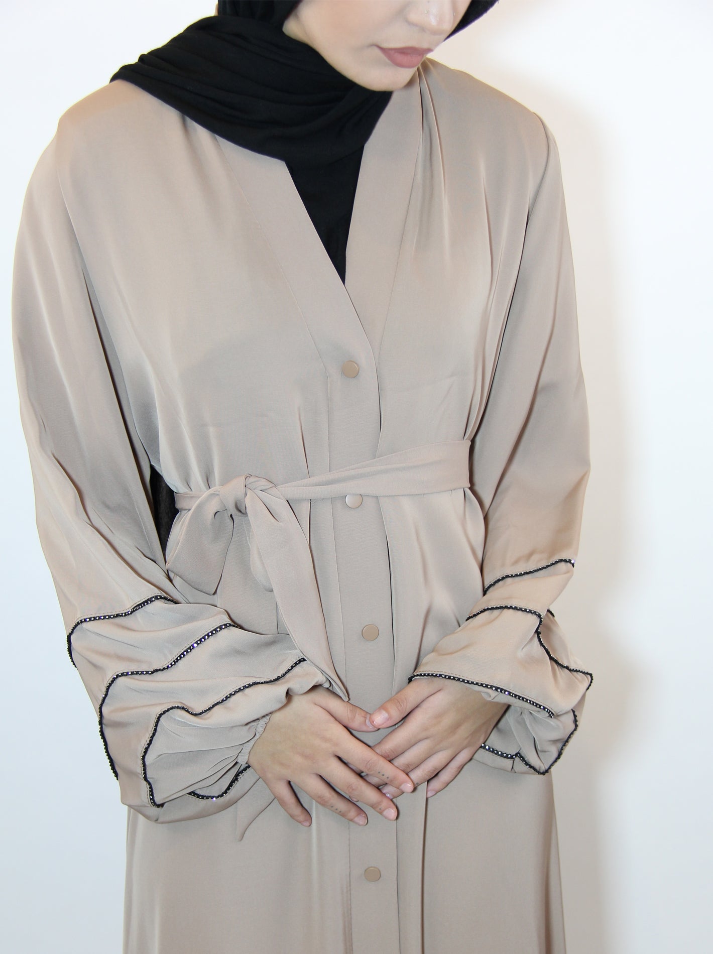 Abaya with pockets