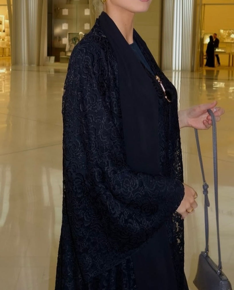 Abaya - Dantel plain
