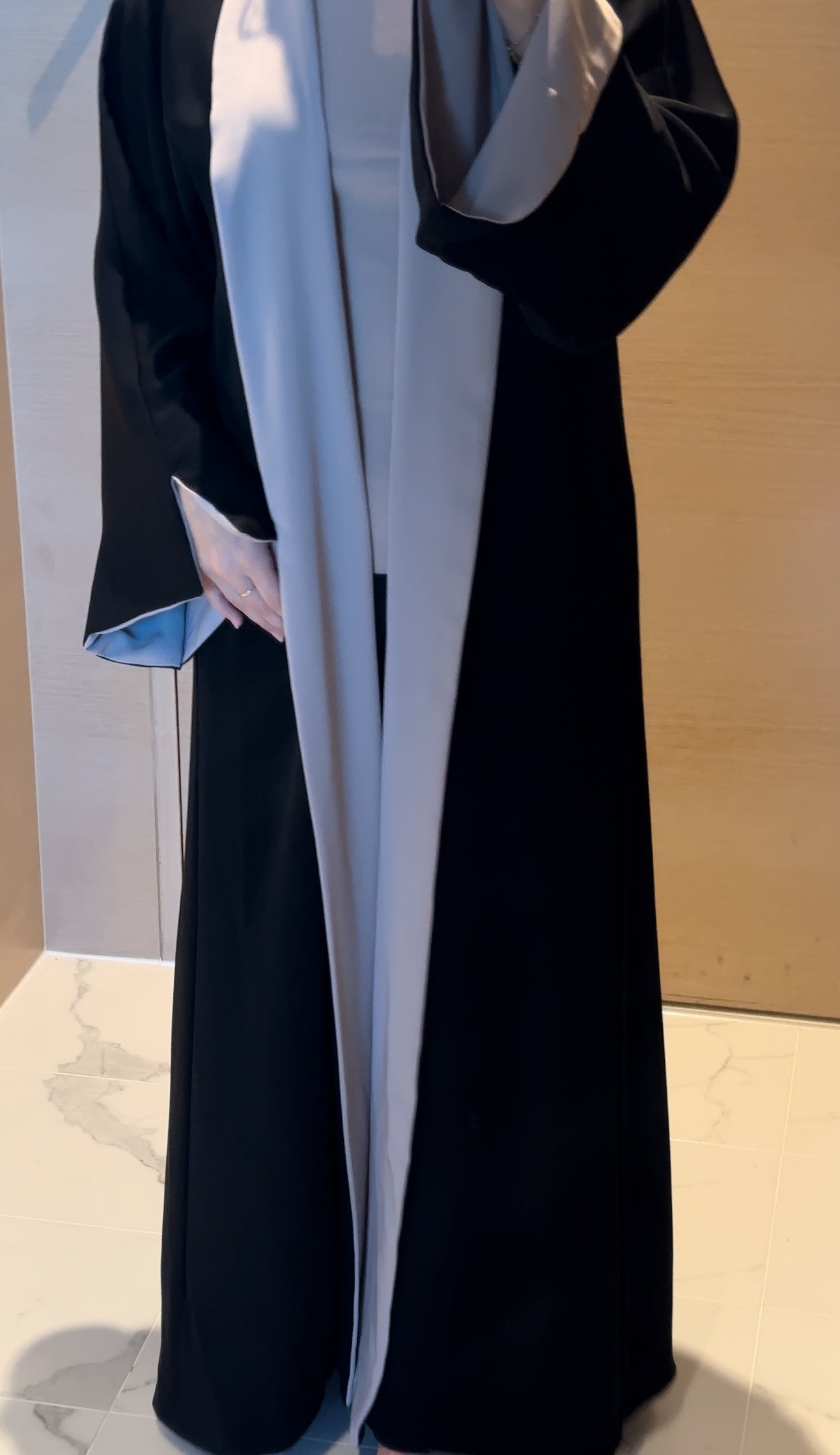 Double wear Abaya