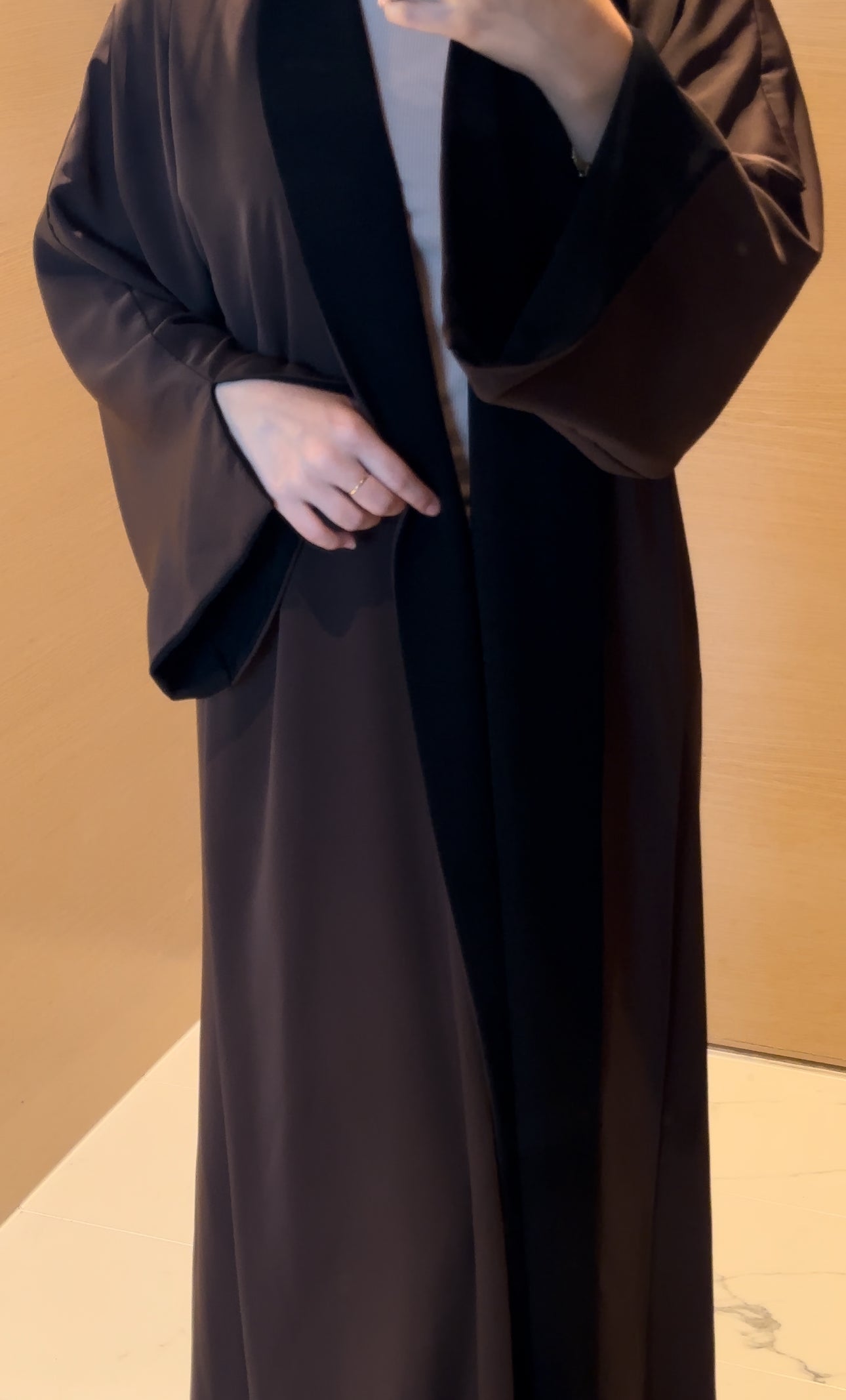 Double wear Abaya