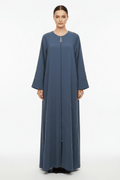 Abaya med Kristalldetaljer - AbayaDubai