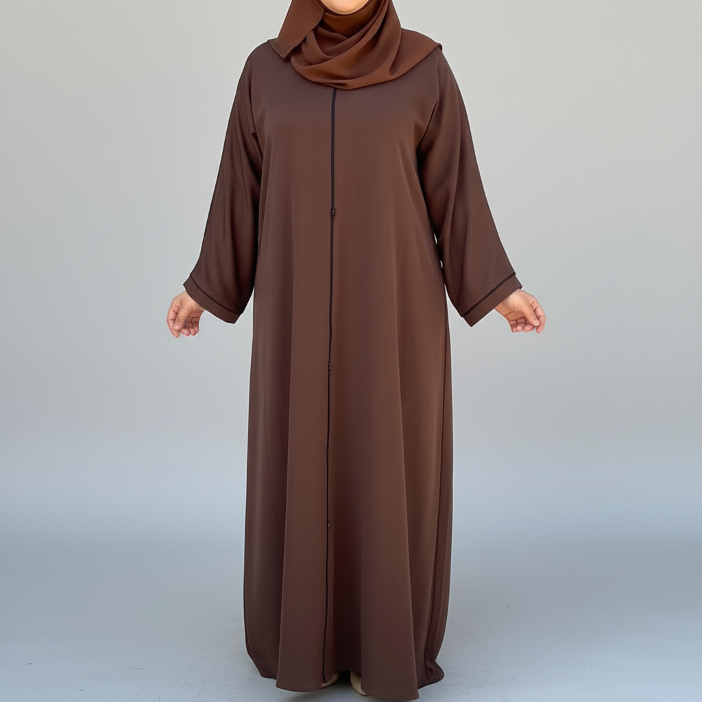 Brun abaya
