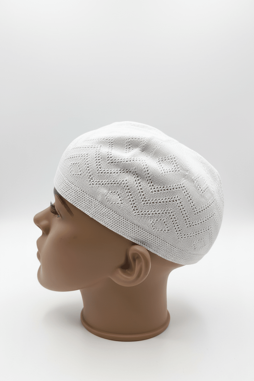 Stickad mössa – Kufi / Taqiyah - AbayaDubai