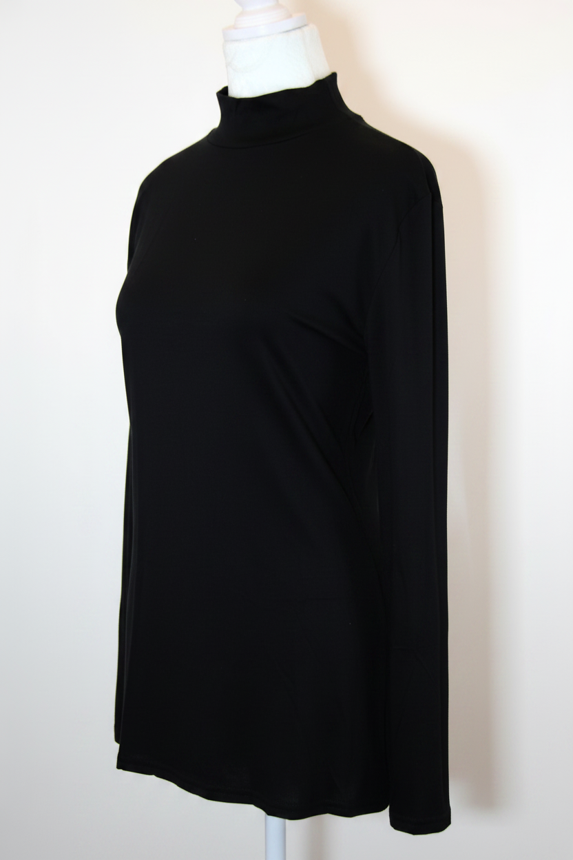 Svart turtleneck